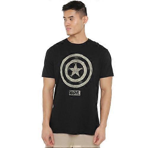 Captain America Mens Ballpoint T-Shirt