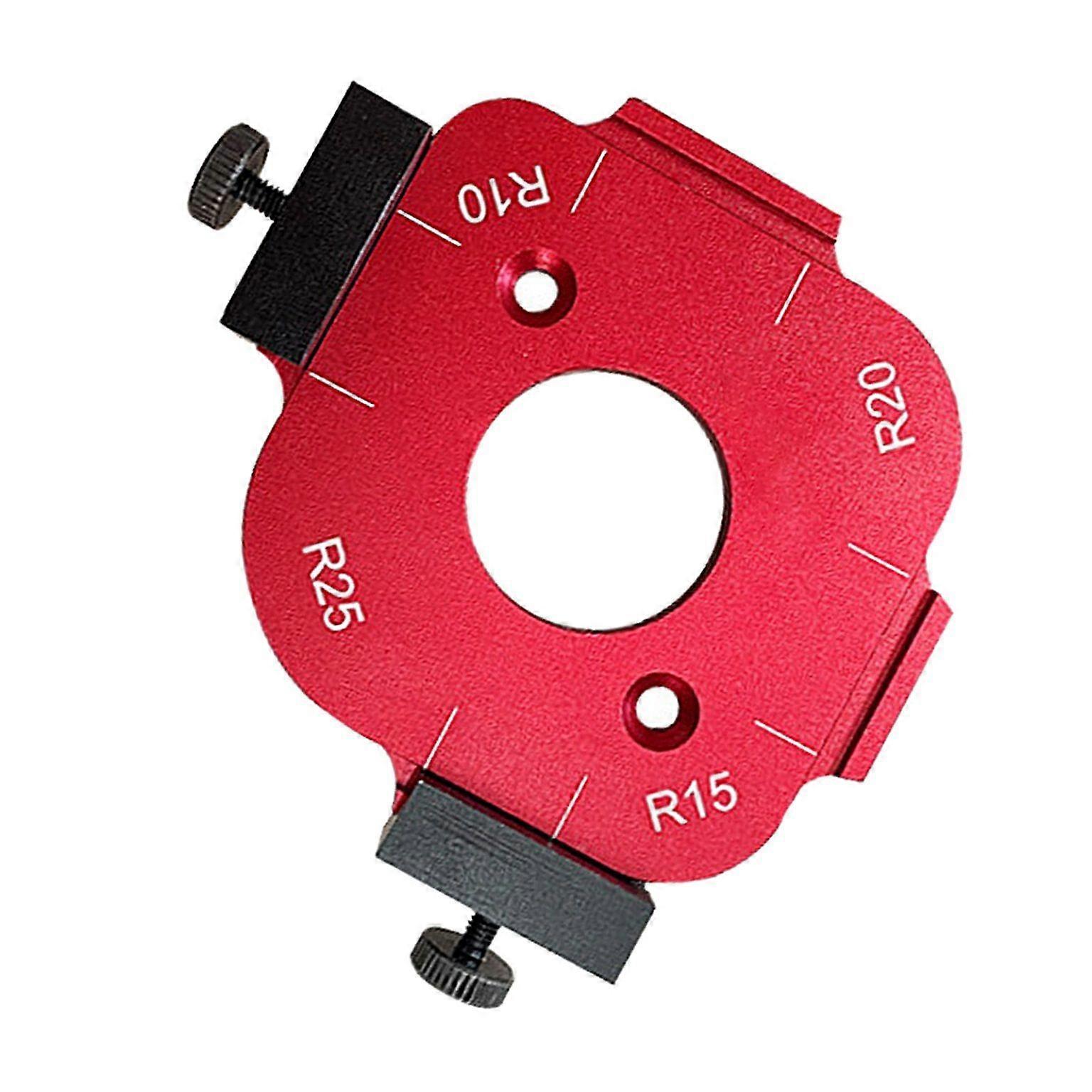 radius router template r angle locator chamfering template Radius Jig Router