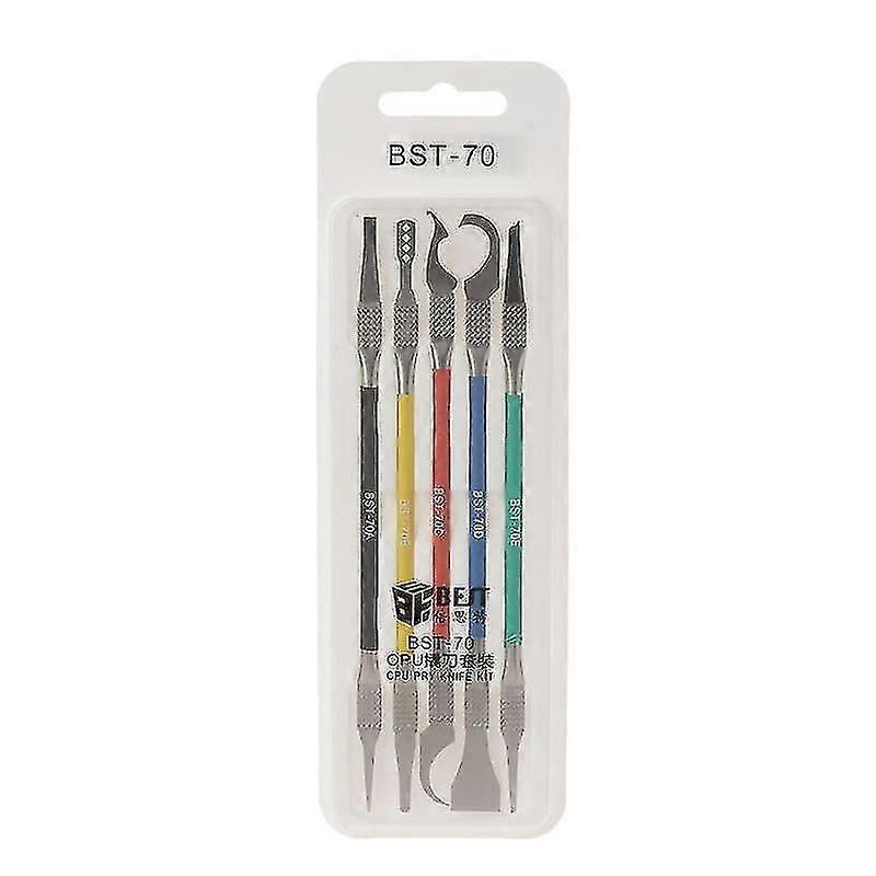 5pcs Glue Remover Cold Thin Blade Cpu Double Knife Bga Mainboard Ic Repair Tool
