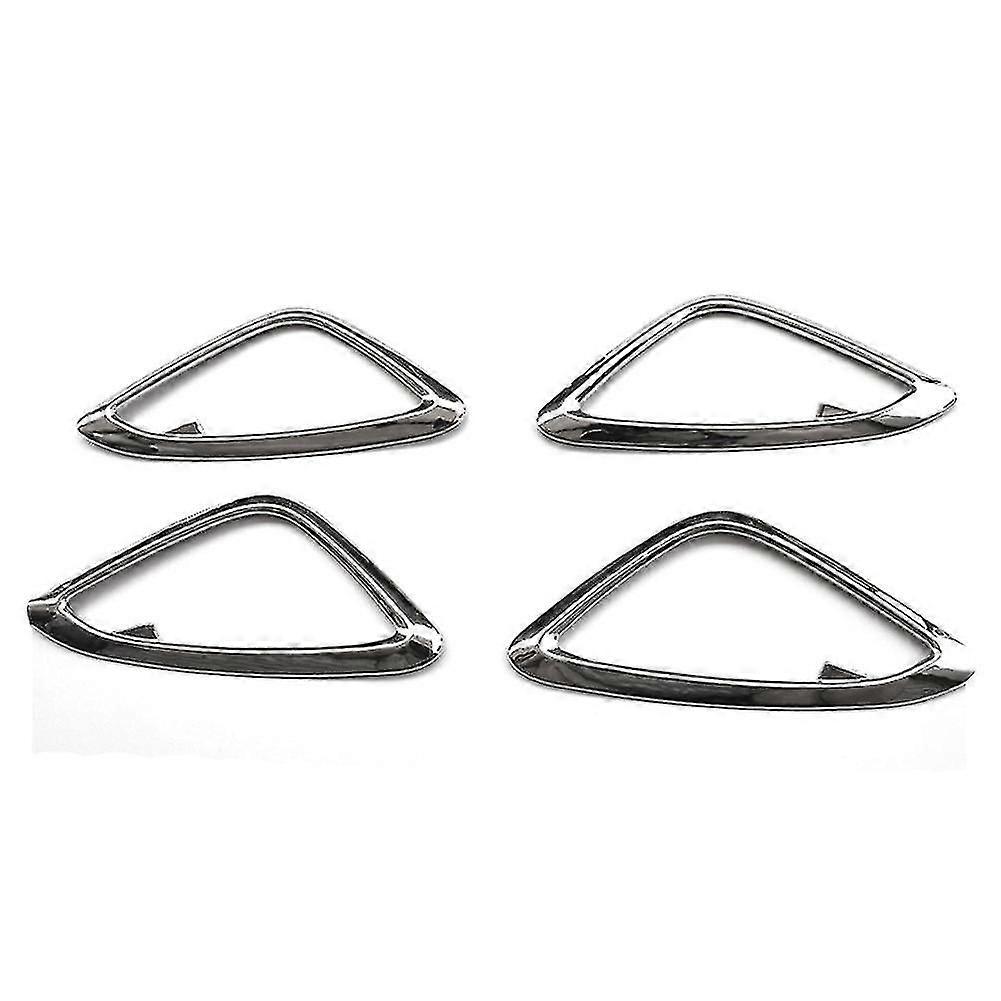 4pcs Inner Side Door Handle Cover Bezel Trim Decorative