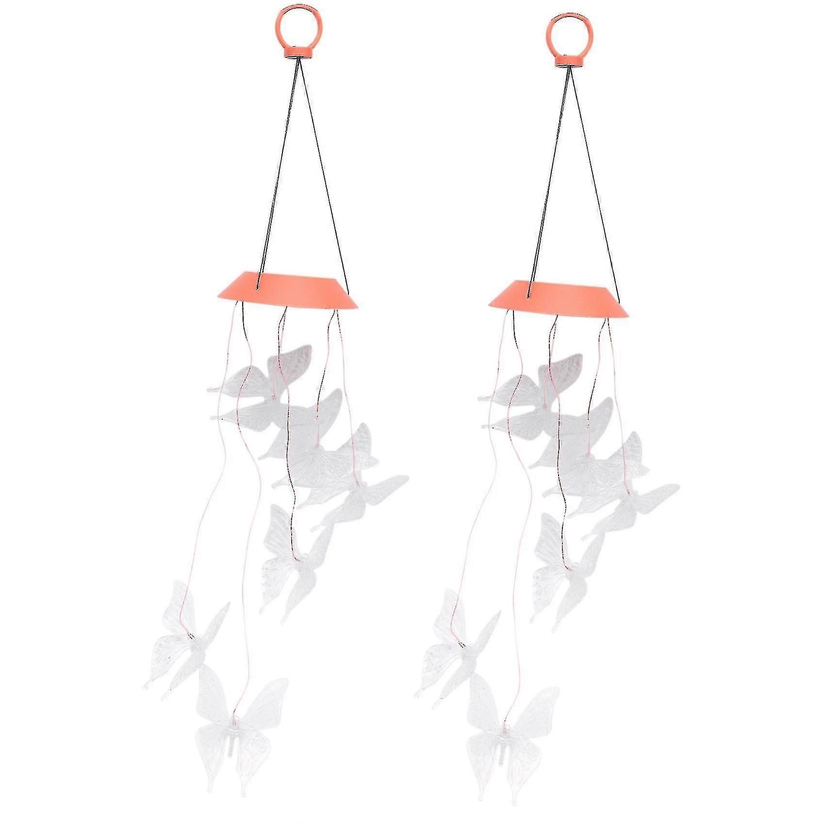 Wind Chime,solar Lights Chimes,butterfly Wind Chimes Led Wind Chime
