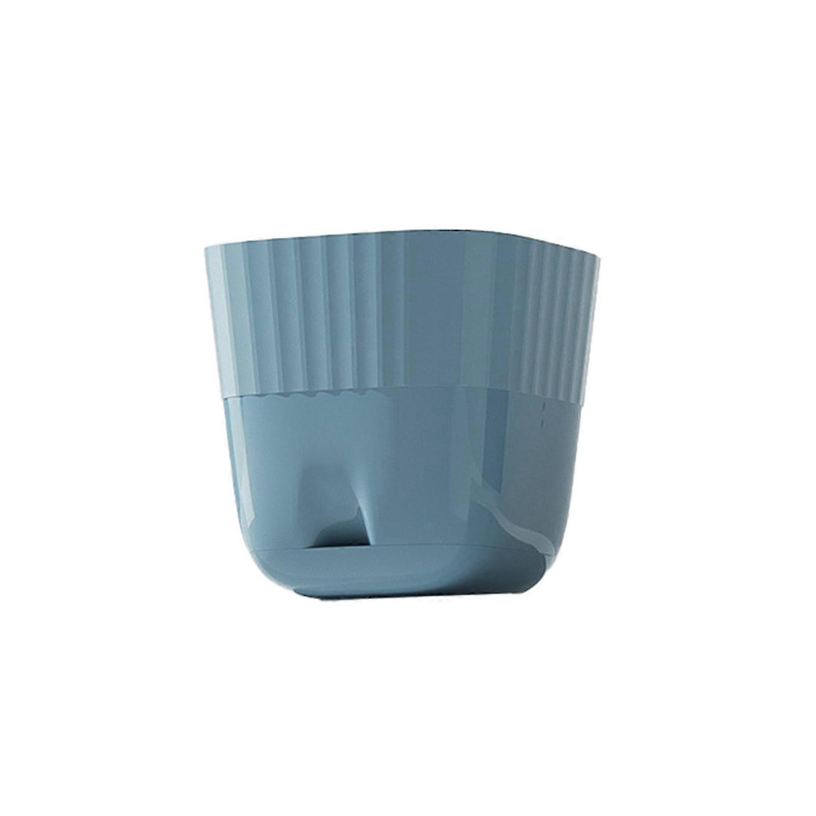 Flower Pot Convenient Smooth Surface Plastic Drain Hole Breathable Plant Planter for Daily Use JIKAIX