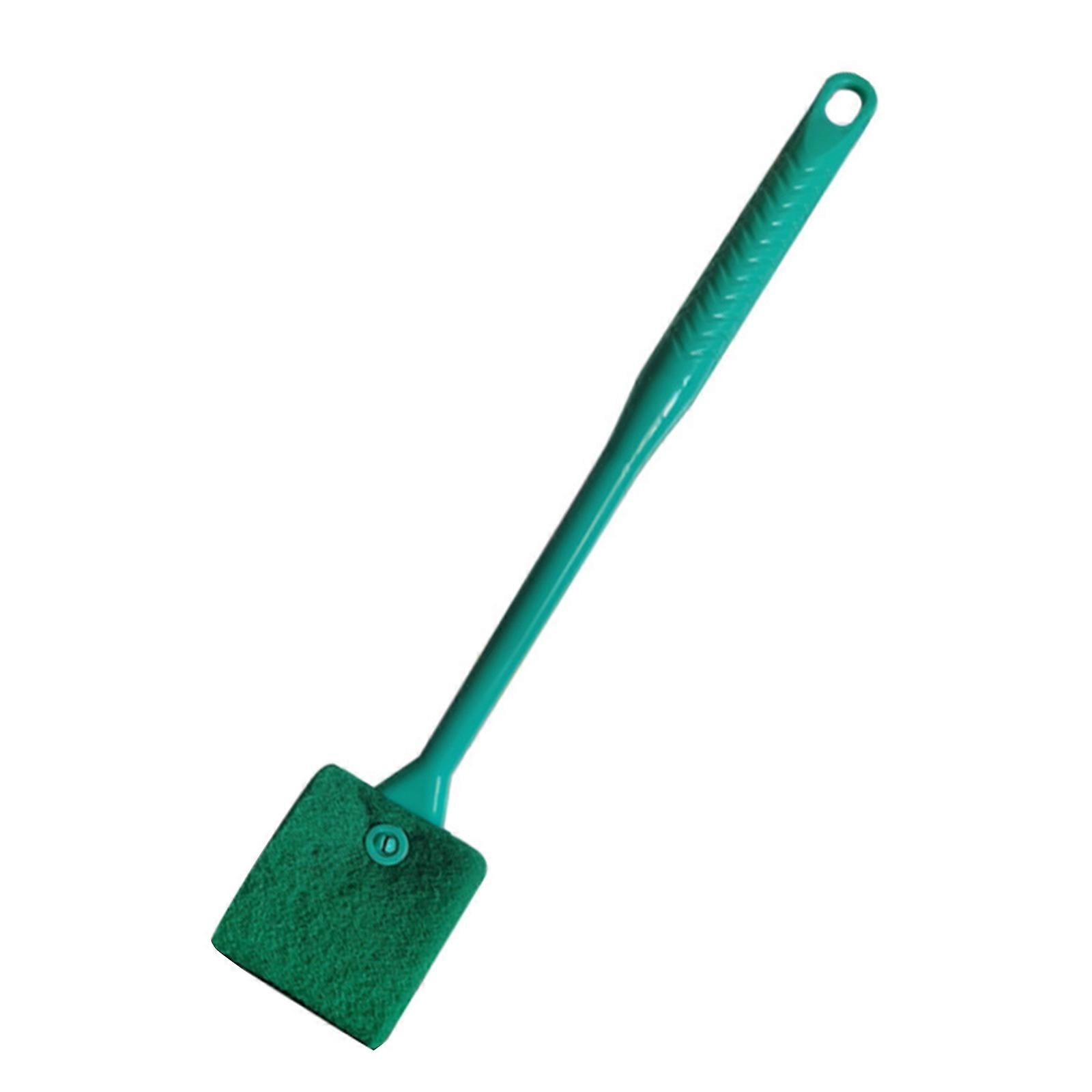 2Pcs Algae Scrapers for Glass Aquariums, Fish Tanks Cleaner Brush Long Handle Double Side Cleaner Tool Green