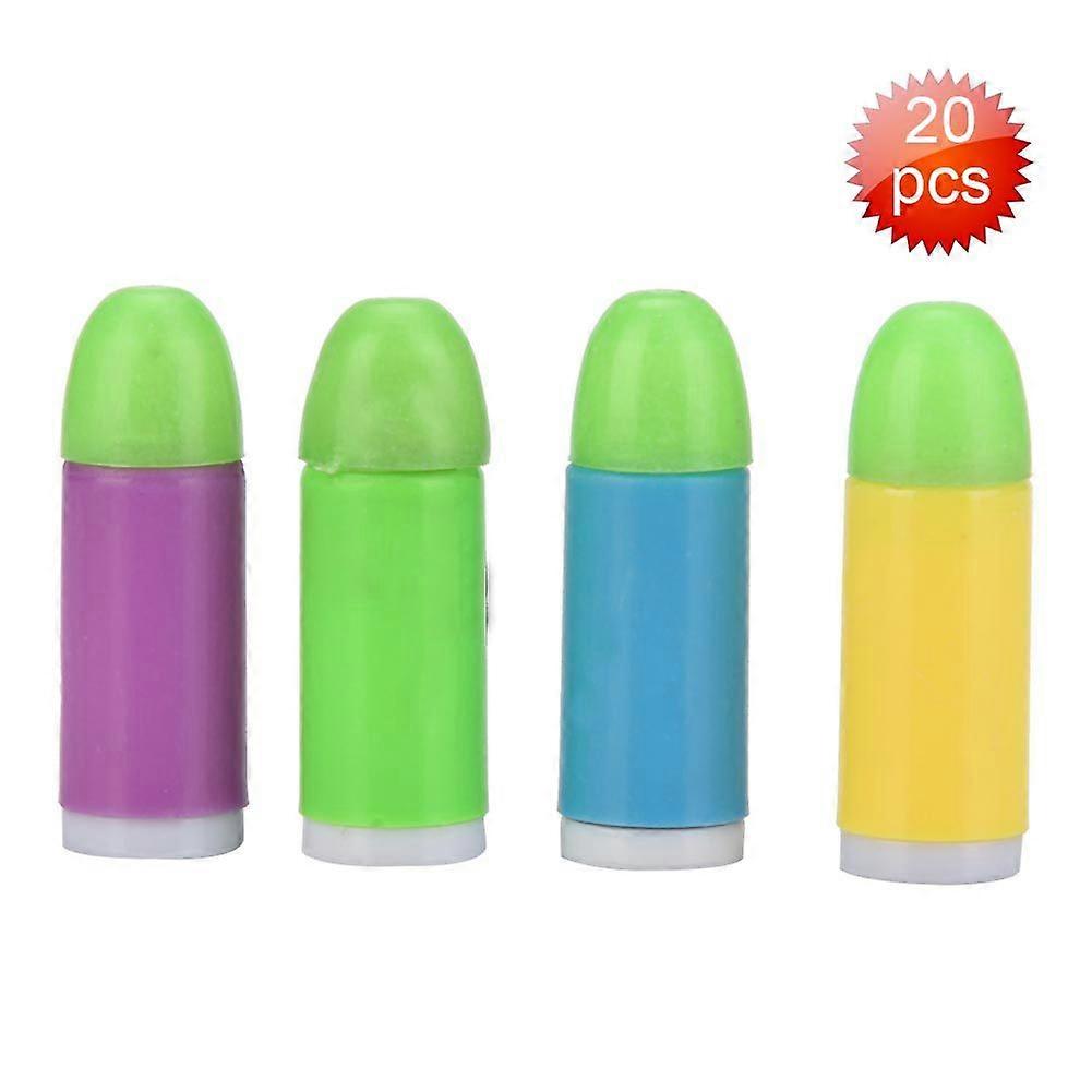 20pcs Colorful Bullets Mini Soft EVA Bullet Toy Gun Pistol Game Accessory