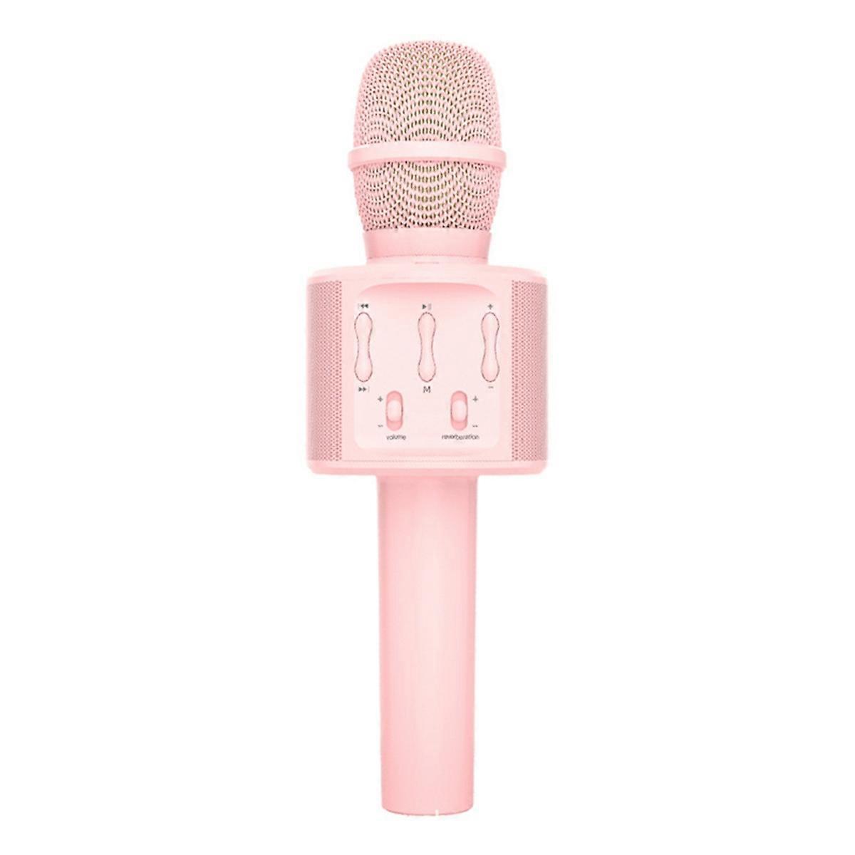 Bluetooth Wireless Home Mic Ktv Player for Kids with Magic Sound LED Light Accessories Wireless Aud