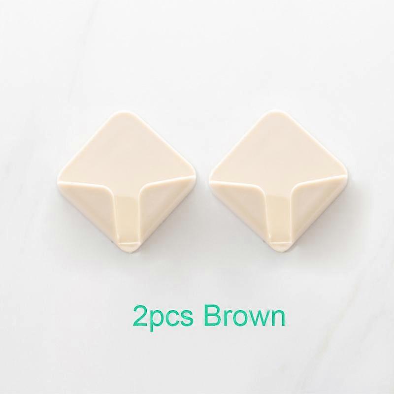 2pcs Plug hooks Kitchen organizer Self-adhesive Wall hook Bathroom razor hook Toothbrush holder Home and decoration Wall hanger