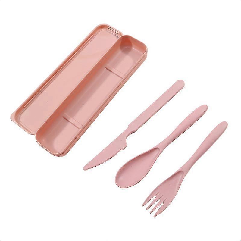 Tableware Set Wheat Knife Fork And Spoon Three-Piece Outdoor Camping Accessories 3 In 1 Camping Utensil Set