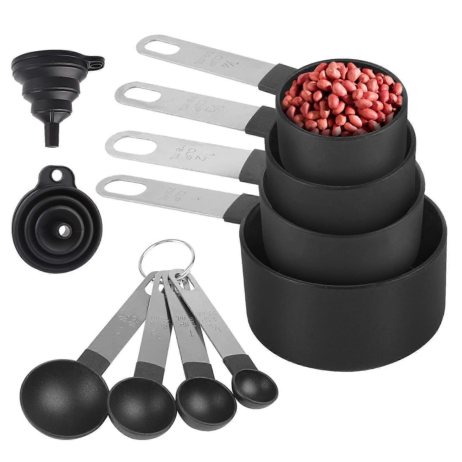 Collapsible Measuring Cup Set 8-Piece - Dry/Liquid Ingredient Tools
