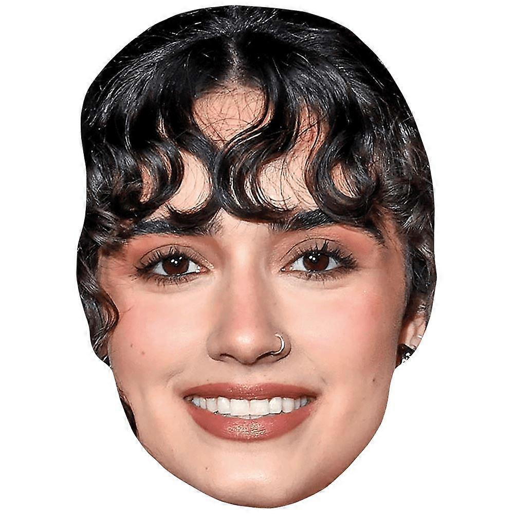 Asha Banks (Curls) Celebrity Mask, Flat Card Face