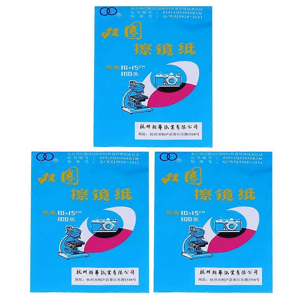 300pcs Ultrasoft Microscope Cleaning Paper Safe Microscope Cleaning Tissue