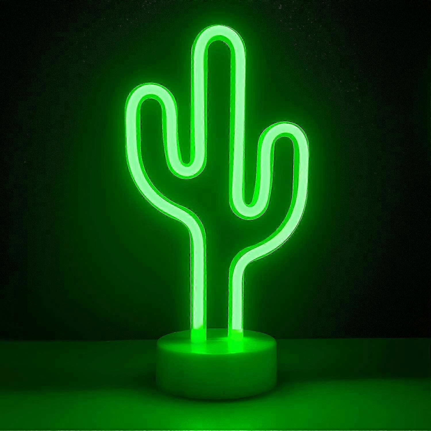 Warm White Flash Neon Light Sign - for Led Cactus Decor