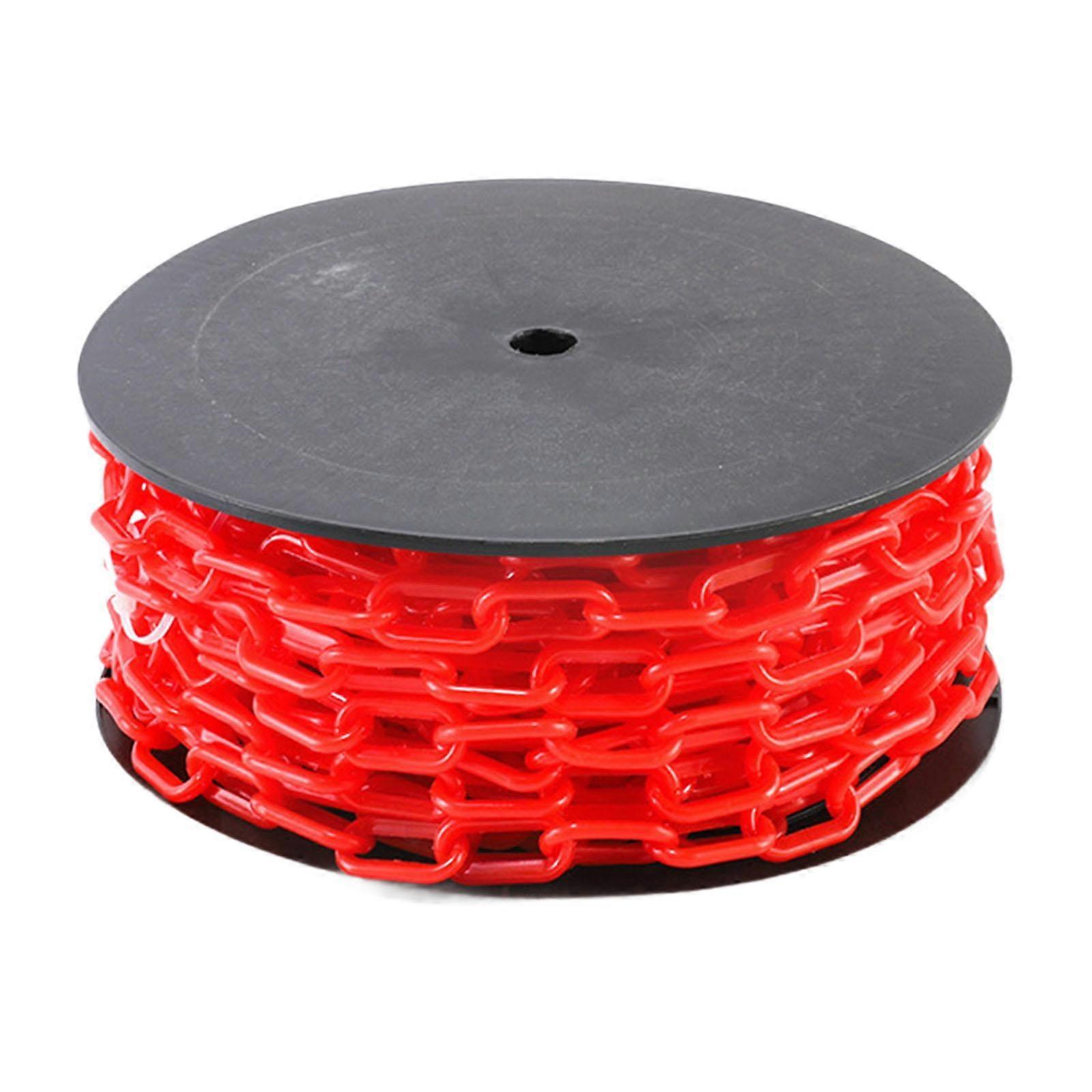 Safety Barrier Chain PP Chain Links High Visibility Easy to Cut Caution Security