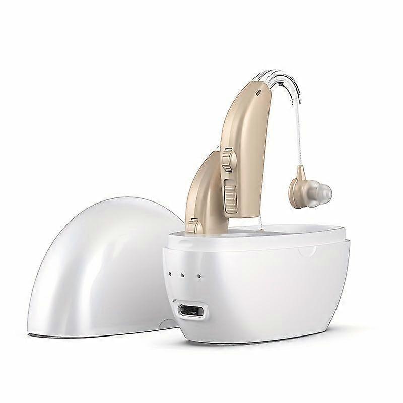 Hearing Aids Rechargeable (Pair) For Seniors Beige