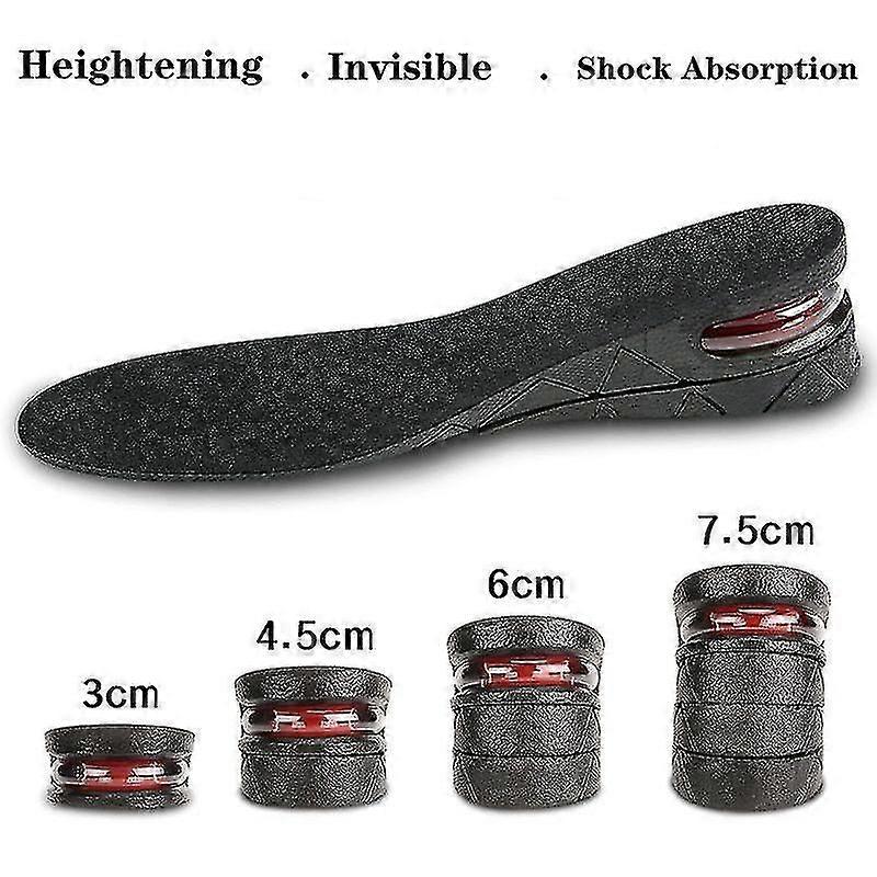 Invisible Insole For Heightening, From 3 Cm To 7.5 Cm, Heightening Pad, Adjustable