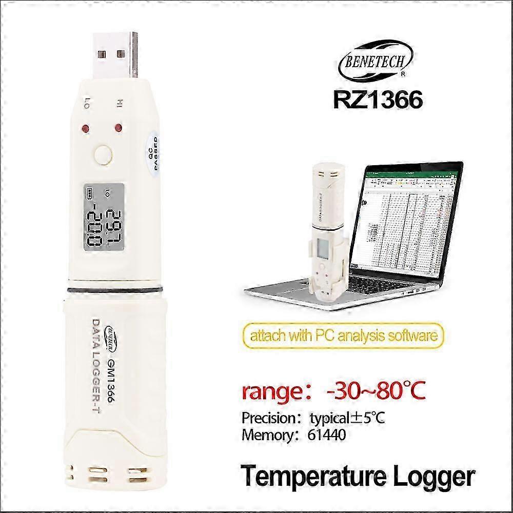 Digital Thermometer Hygrometer Temperature Humidity Controller Electronic Tester -30-80C Gm1366 Handheld Thermometer