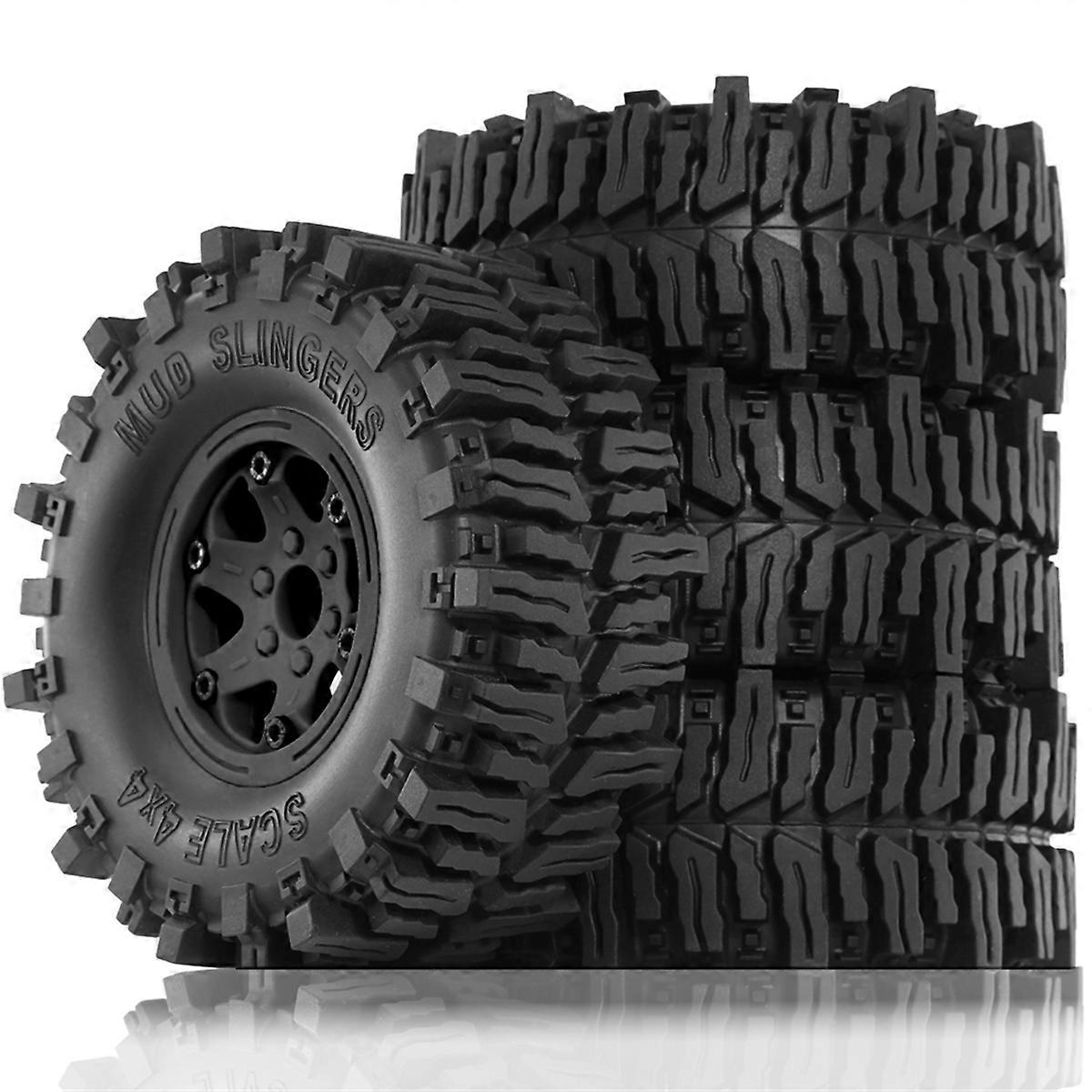 4 Stück 130 mm 2,2 Zoll Beadlock-Felgengummireifensatz für 1/10 RC Crawler Auto Axial SCX10 Wraith RR10 Capra RBX10 TRX4, C