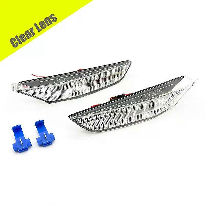 Compatible LED Dynamic Side Marker Lights For Infiniti G35 Sedan Base For Nissan Skyline V35 Sedan White DRL Amber Turn Signal Light