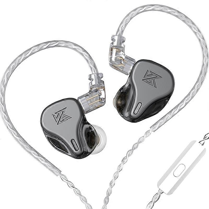 KZ DQ6 3-unit Dynamic HiFi In-Ear Wired Earphone With Mic