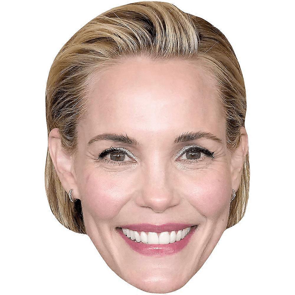 Leslie Bibb (Grin) Celebrity Mask, Flat Card Face