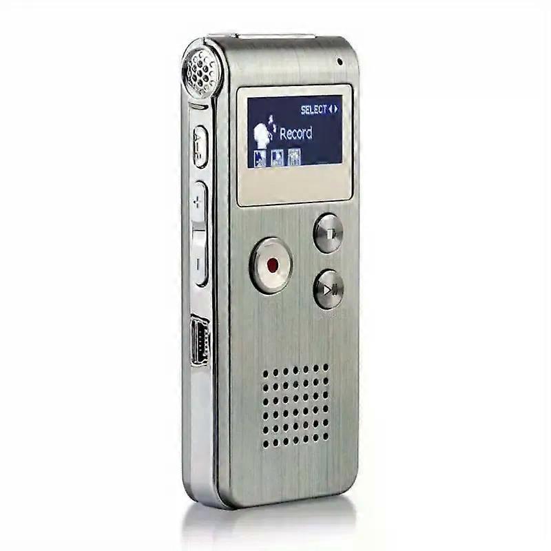 Multifunctional Rechargeable 8GB 650 Hours Digital Audio Recorder MP3 Player