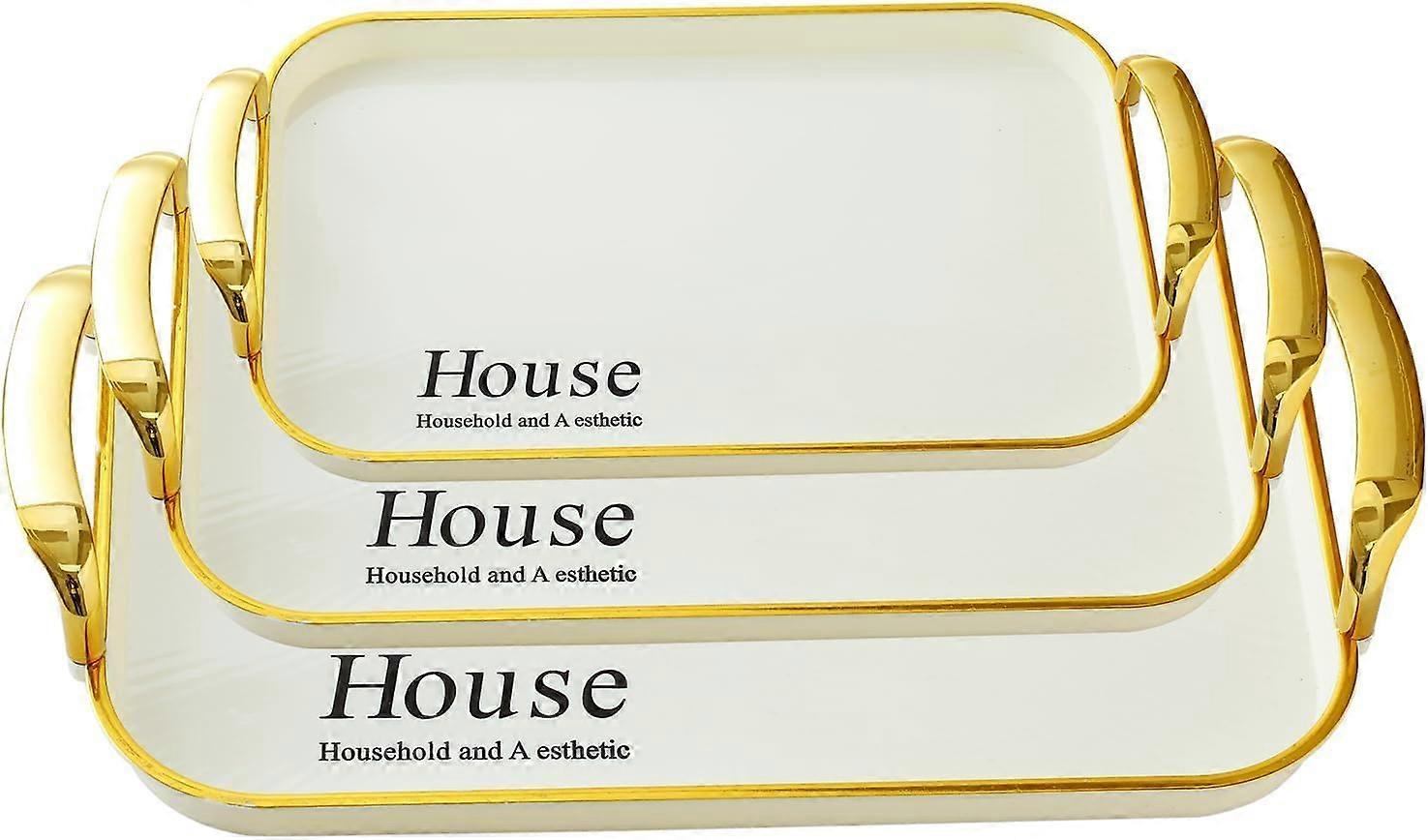 3 Pack Large Serving Platters Dinner for and Cookie 18.3/16.7/14.8 Inch