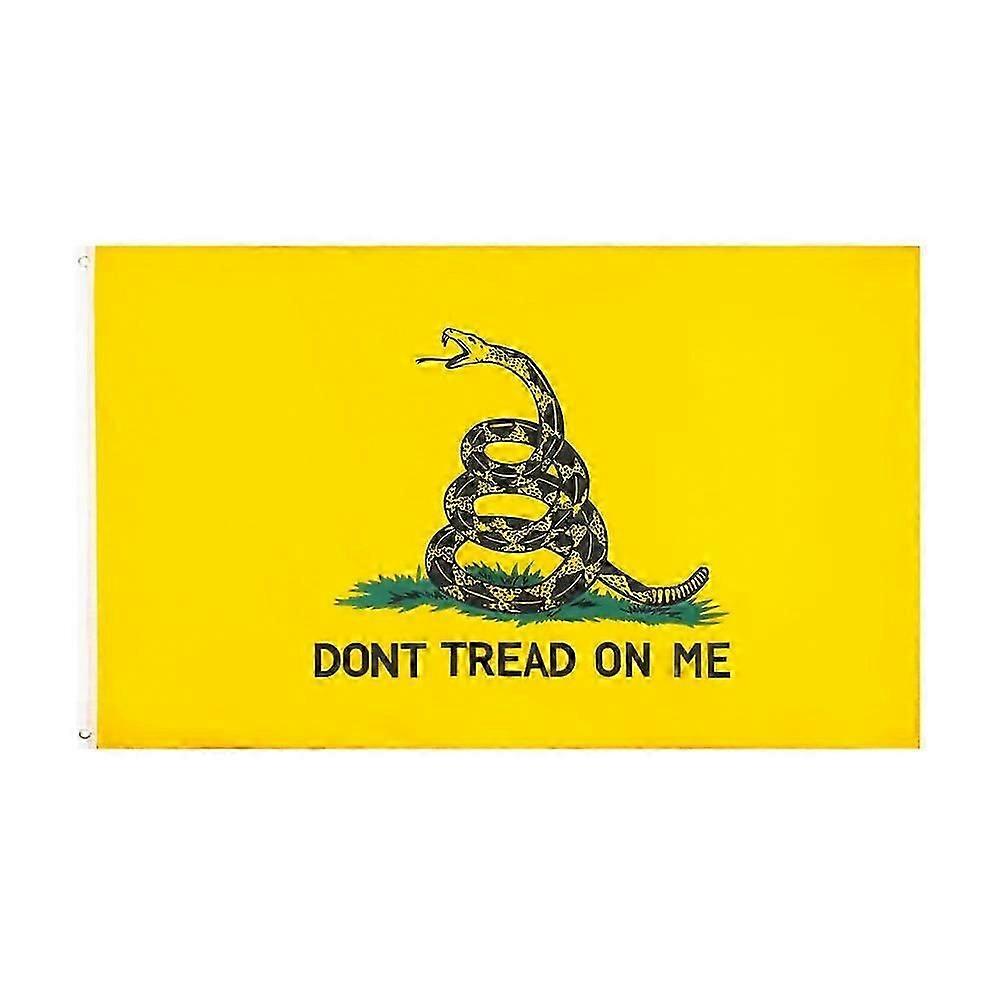 Apply 90X150cm Dont Tread on Me Tea Party Rattle Snake Gadsden Flag