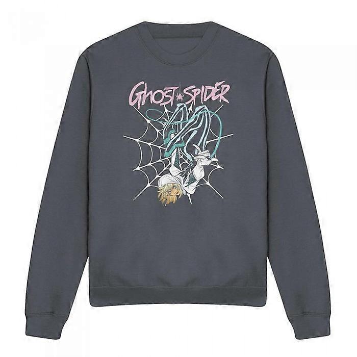 Spider-Man Unisex Adult Ghost-Spider Neon Web Sweatshirt