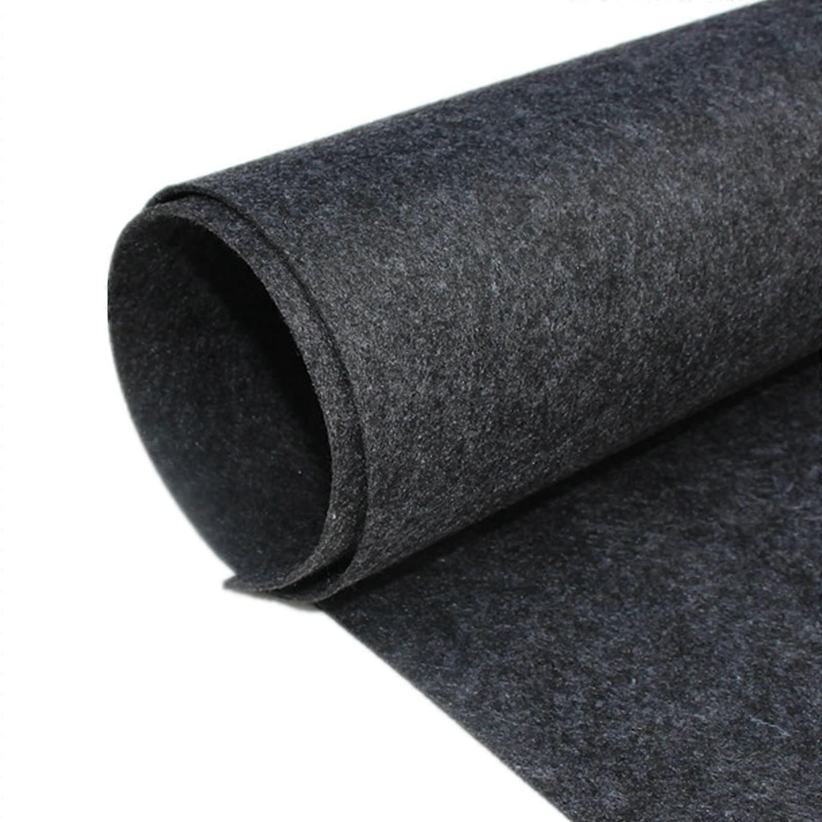 1mm Thick Dark Grey Speaker Carpet Liner for Car Audio, Boat Interior, Trunk, 17.7"x78" Stain Resistant Speaker Box Carpet
