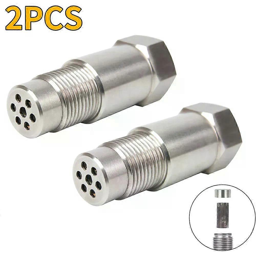 2PCS Sensor Spacer Adapter Check Engine Light CEL mini catalyst O2 Sensor Spacer Adapter M18X1.5