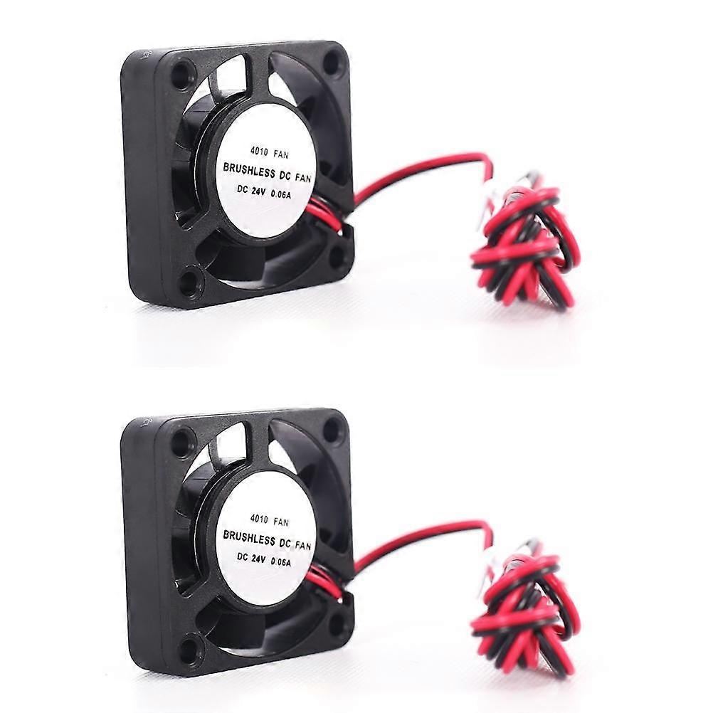 2PCS ανεμιστήρας ψύξης 4010 40*40*10mm DC24V 0.06A για τους 3D εκτυπωτές