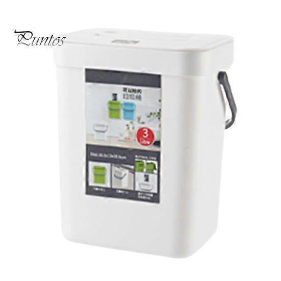 Kitchen Trash Can Hanging Organic Waste Bin Large Capacity Compact Design Bathroom Garbage Bin Container with Lid