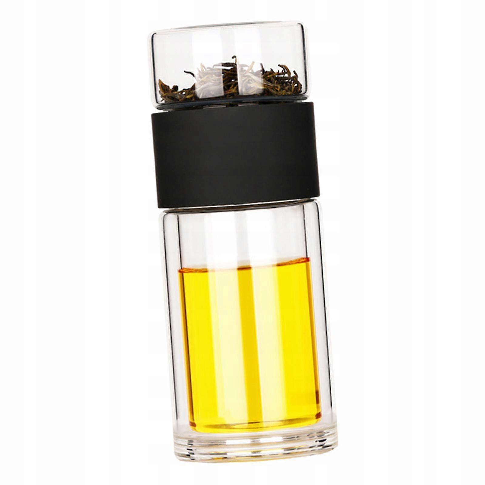 Portable Double Layer Glass Infuser For