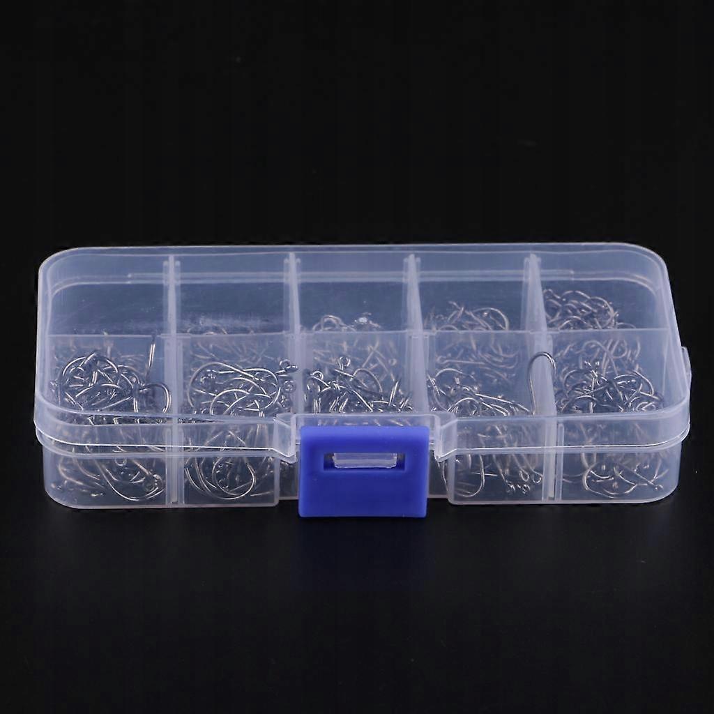 Pack Of 500 Pcs Catfish Hooks Barbed Fishing Hooks With S