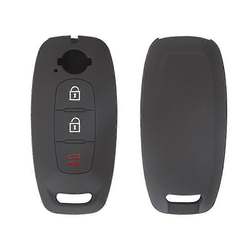 Car Key Case  For 2023 Nissan Altima 2pcs Three-Button Key Silicone Protective Case