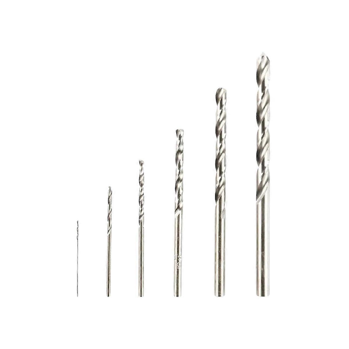 2PCS Twist Drill Head Set 0.5-5mm Metal Stainless Steel Drill Bits for Precision Hole Making and DIY Projects