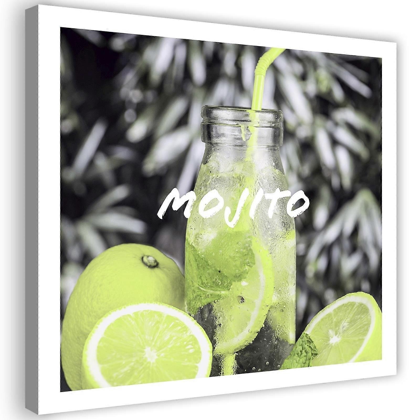 Impression sur toile, Boisson Mojito - 60x60