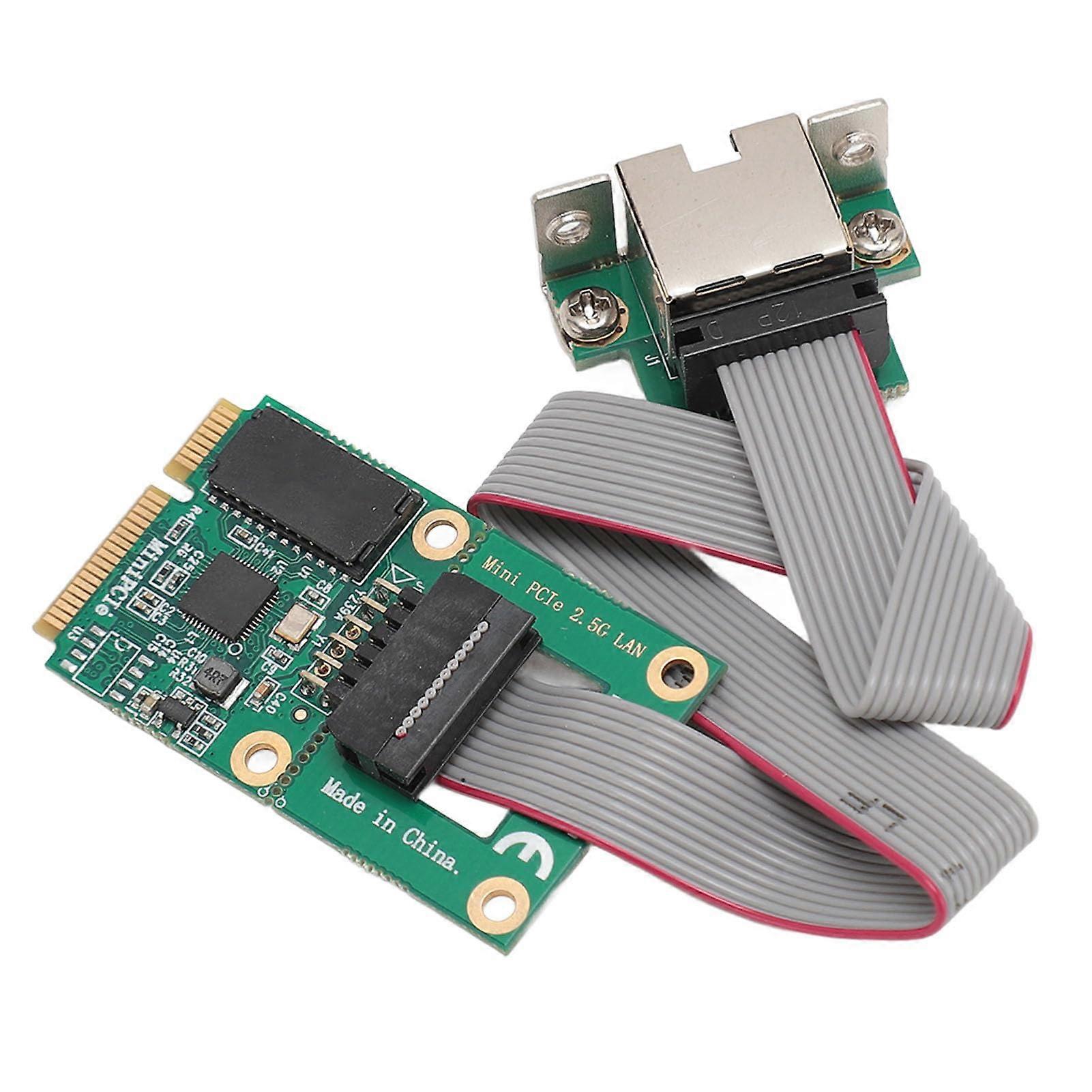 Network Card, 2.5G 1G Lite, Hardware ECC CRC, 7 8 10 11 for Mini PCIE Network Card, Desktop Server Workstation