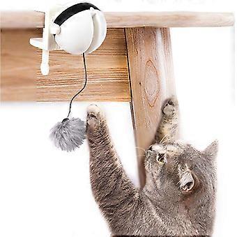 Funny Electric Lifting Ball Cat Toy (White)