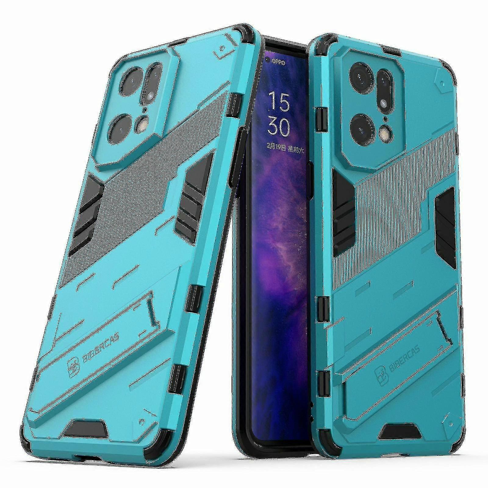 Durable Oppo Find X5 Pro Case with Stand - Shockproof TPU+PC Design