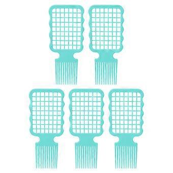 5pcs Twist Combs Ergonomic Perm Dreadlocks Curly Twist Hair Coils Combs Tool for Men Hair Styling