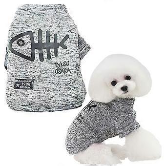 Dog Coat for Small Medium Dog or Cat, Pet Jacket for Puppy,  Dog Cold Weather Coats Vest for Winter (Gray)