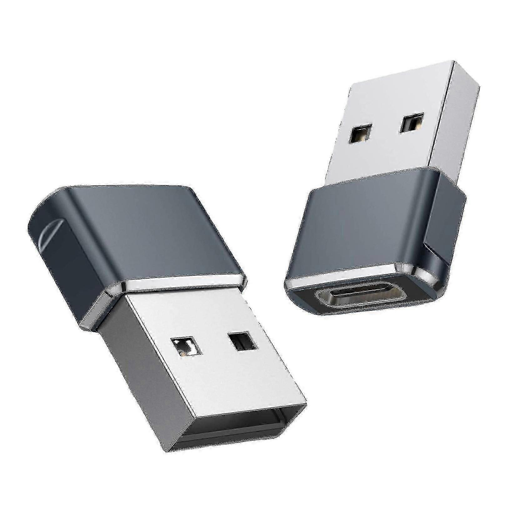 2pcs Type-c To Usb Adapter