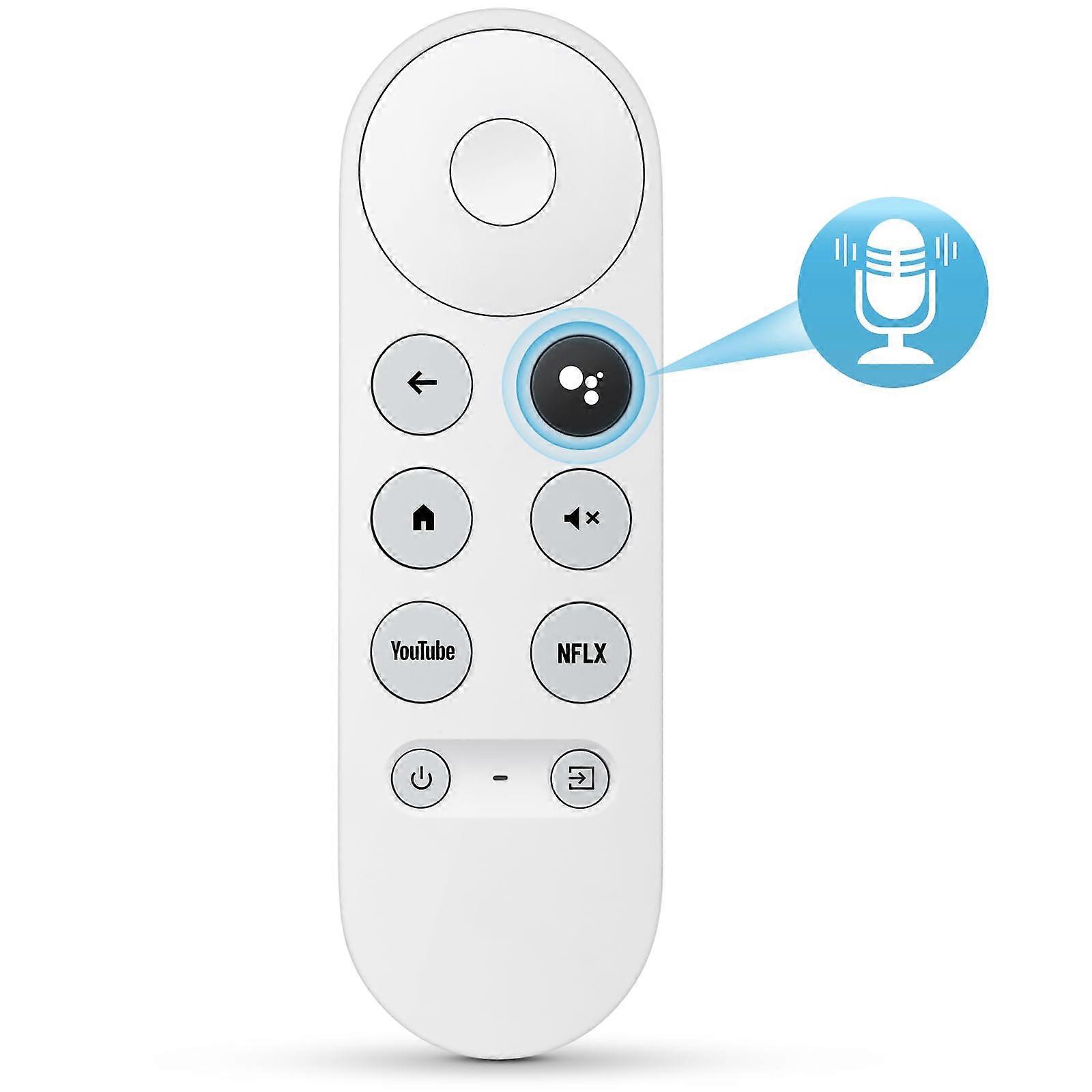 Replacement Remote for Google Chromecast with Google TV Remote & Google TV Streamer (Snow Chromecast Google)