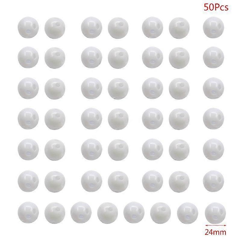 50Pcs 24/26/38mm Round Doll Noise Maker Squeaker Rattle Insert Replace Dog Cat Baby Toy DIY Crafts Funny Plush Toy Accessories