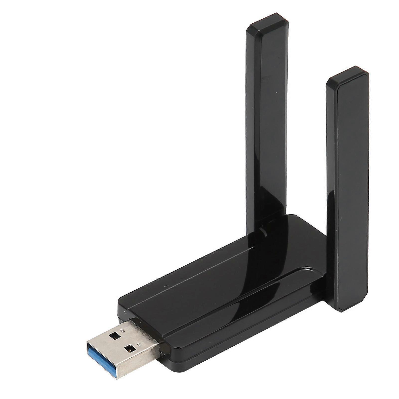 USB3.0 WIFI-Signaladapter 2,4 + 5G Dualband-Dual-Antenne WIFI-Signalempfänger Sender