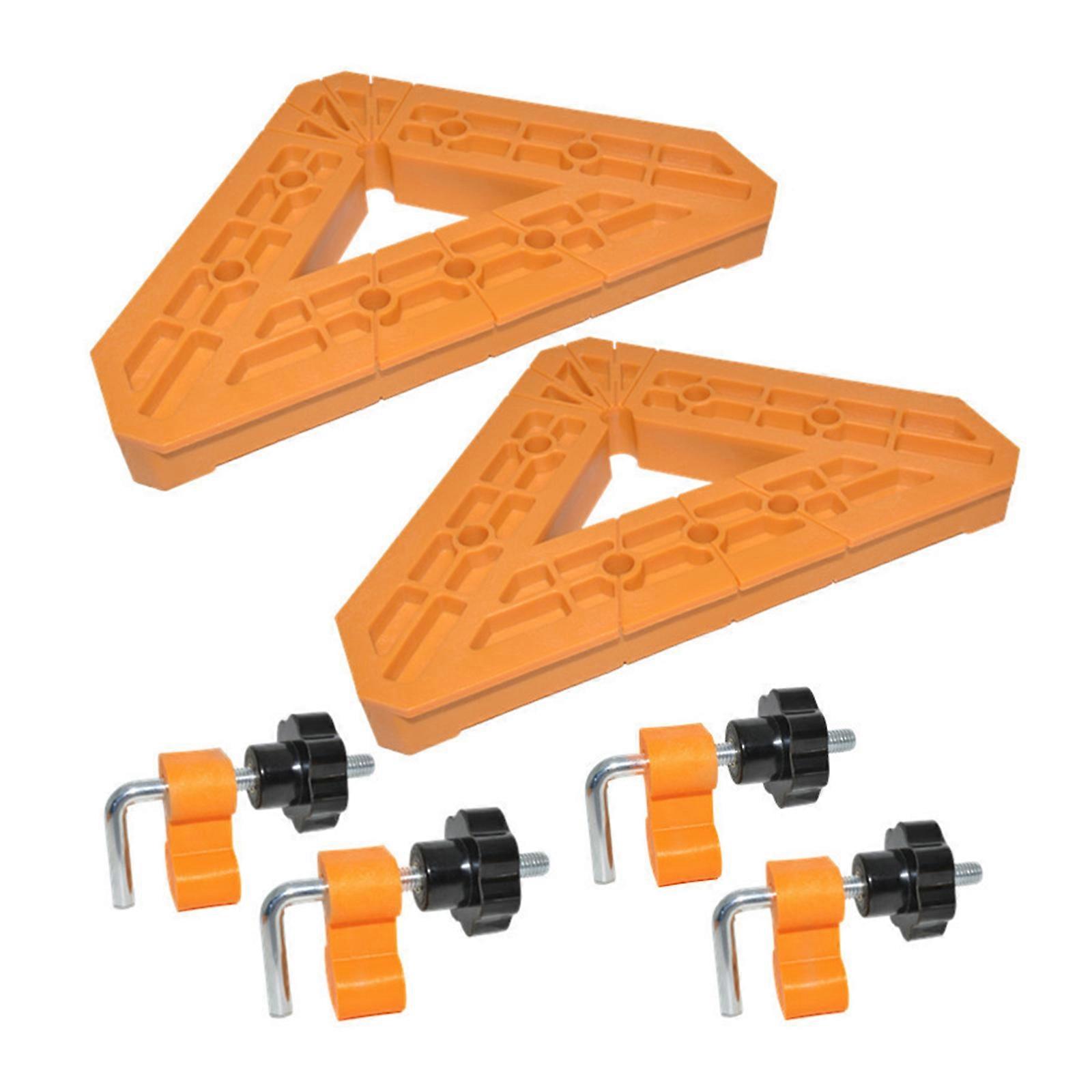 Multifunctional 90 Degree Woodworking Tool Angle Clamps for Picture Frames Boxes Cabinets Carpenter Tool