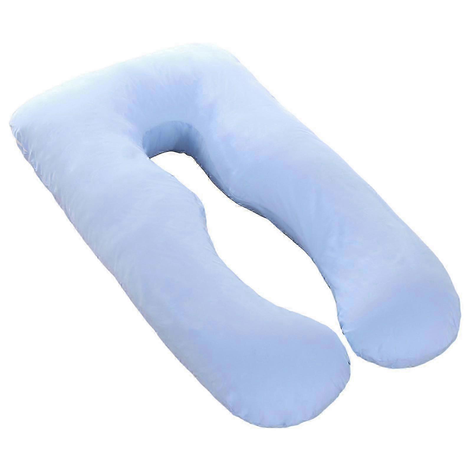 Washable Comfy Cotton Pillowcase for U-Shaped Maternity Pillow, Ideal for Side Sleepers