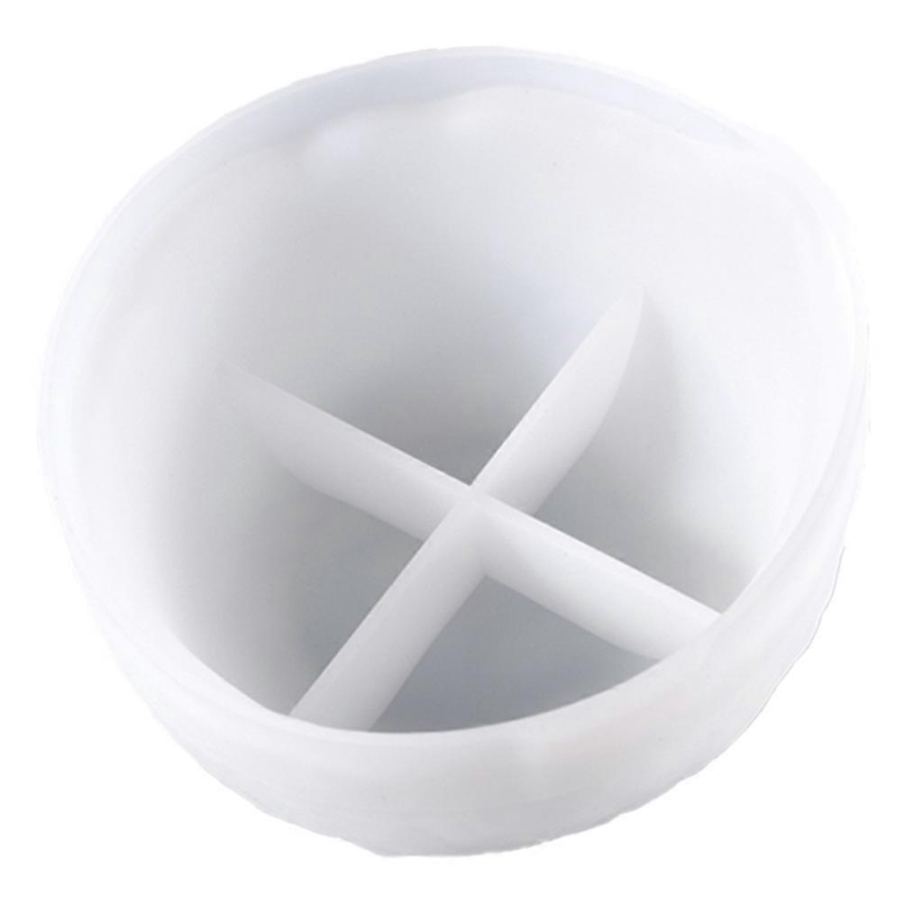 Resin Coaster Molds Irregular Shape Silicone Agate Coaster Molds Glossy Bowl Molds for DIY Making Resin Geode