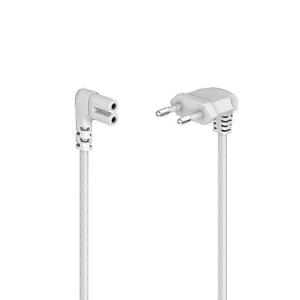 HAMA電源ケーブルアングルユーロプラグホワイト3.0m