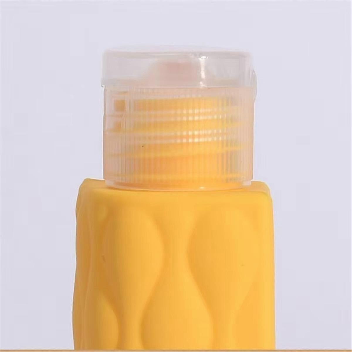 Silicone Travel Bottles Set Leak Proof Squeezable Containers